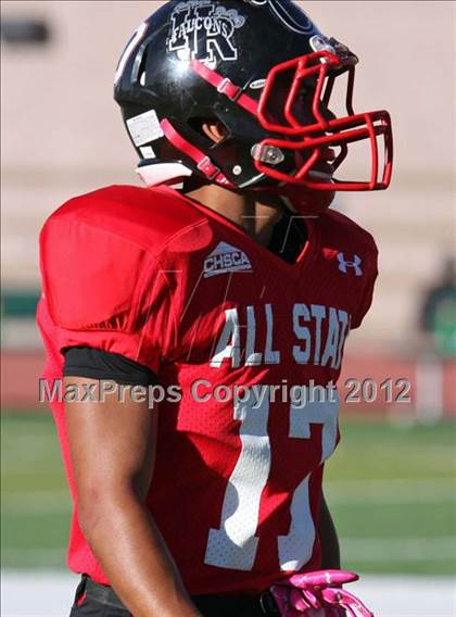 Thumbnail 3 in CHSCA Colorado All-State Football Game (North vs. South) photogallery.