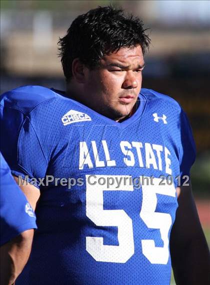 Thumbnail 1 in CHSCA Colorado All-State Football Game (North vs. South) photogallery.