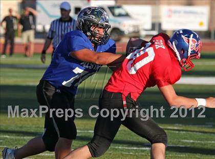 Thumbnail 3 in CHSCA Colorado All-State Football Game (North vs. South) photogallery.