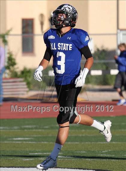 Thumbnail 3 in CHSCA Colorado All-State Football Game (North vs. South) photogallery.