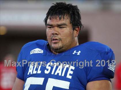 Thumbnail 3 in CHSCA Colorado All-State Football Game (North vs. South) photogallery.
