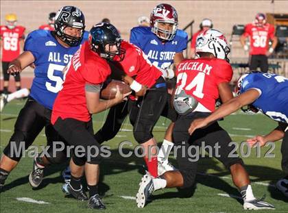 Thumbnail 2 in CHSCA Colorado All-State Football Game (North vs. South) photogallery.