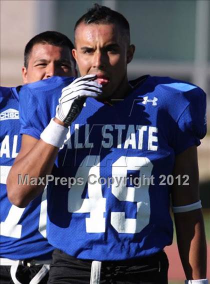 Thumbnail 3 in CHSCA Colorado All-State Football Game (North vs. South) photogallery.