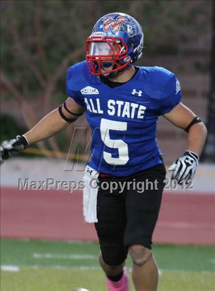 Thumbnail 2 in CHSCA Colorado All-State Football Game (North vs. South) photogallery.