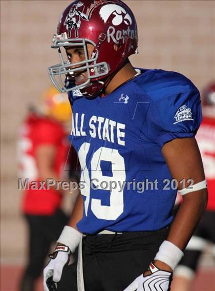 Thumbnail 1 in CHSCA Colorado All-State Football Game (North vs. South) photogallery.