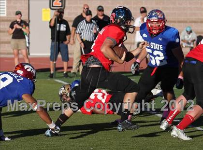 Thumbnail 1 in CHSCA Colorado All-State Football Game (North vs. South) photogallery.