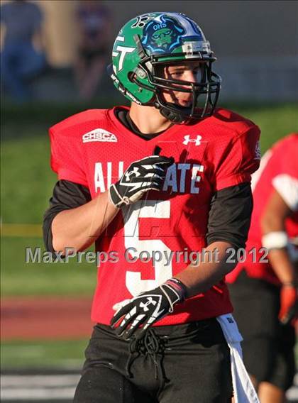 Thumbnail 2 in CHSCA Colorado All-State Football Game (North vs. South) photogallery.