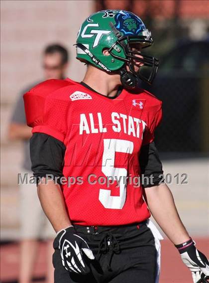 Thumbnail 2 in CHSCA Colorado All-State Football Game (North vs. South) photogallery.