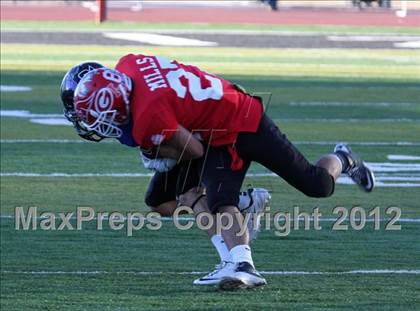 Thumbnail 1 in CHSCA Colorado All-State Football Game (North vs. South) photogallery.