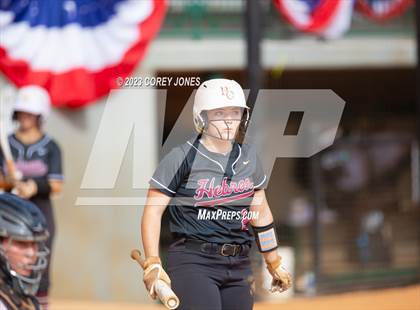 Thumbnail 1 in Hebron Christian Academy vs Wesleyan (GHSA 3A State Tournament)  photogallery.