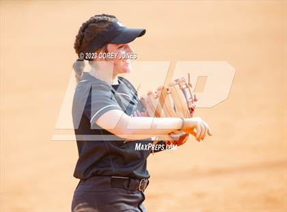 Thumbnail 2 in Hebron Christian Academy vs Wesleyan (GHSA 3A State Tournament)  photogallery.