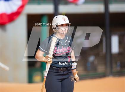 Thumbnail 3 in Hebron Christian Academy vs Wesleyan (GHSA 3A State Tournament)  photogallery.