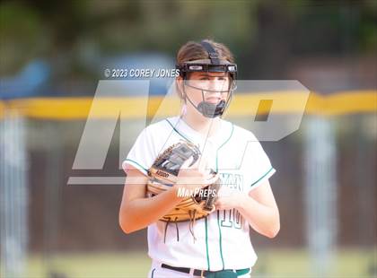 Thumbnail 3 in Hebron Christian Academy vs Wesleyan (GHSA 3A State Tournament)  photogallery.