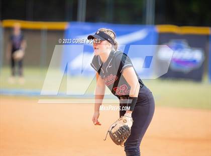 Thumbnail 2 in Hebron Christian Academy vs Wesleyan (GHSA 3A State Tournament)  photogallery.