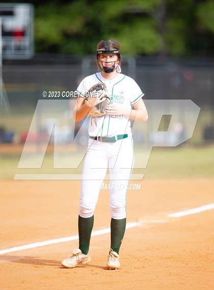 Thumbnail 2 in Hebron Christian Academy vs Wesleyan (GHSA 3A State Tournament)  photogallery.