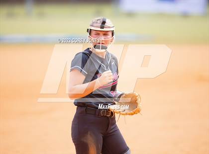 Thumbnail 3 in Hebron Christian Academy vs Wesleyan (GHSA 3A State Tournament)  photogallery.