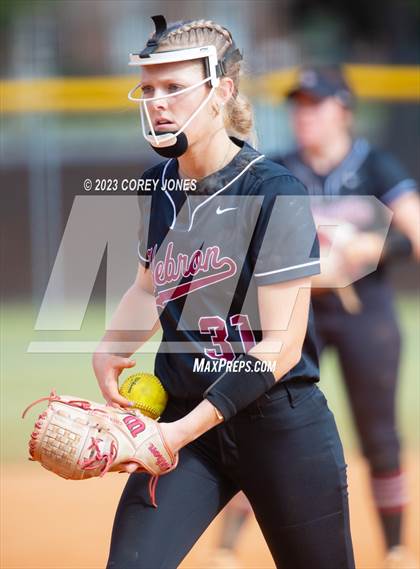 Thumbnail 2 in Hebron Christian Academy vs Wesleyan (GHSA 3A State Tournament)  photogallery.