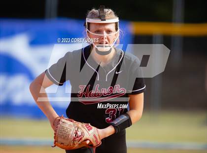 Thumbnail 1 in Hebron Christian Academy vs Wesleyan (GHSA 3A State Tournament)  photogallery.