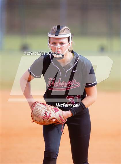 Thumbnail 3 in Hebron Christian Academy vs Wesleyan (GHSA 3A State Tournament)  photogallery.