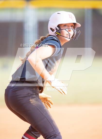Thumbnail 1 in Hebron Christian Academy vs Wesleyan (GHSA 3A State Tournament)  photogallery.