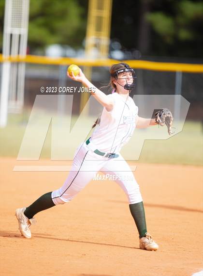Thumbnail 1 in Hebron Christian Academy vs Wesleyan (GHSA 3A State Tournament)  photogallery.