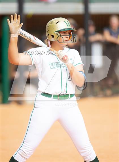 Thumbnail 3 in Hebron Christian Academy vs Wesleyan (GHSA 3A State Tournament)  photogallery.