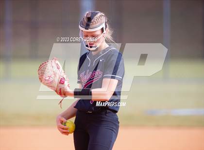 Thumbnail 2 in Hebron Christian Academy vs Wesleyan (GHSA 3A State Tournament)  photogallery.