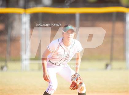 Thumbnail 2 in Hebron Christian Academy vs Wesleyan (GHSA 3A State Tournament)  photogallery.