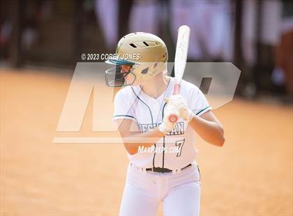 Thumbnail 3 in Hebron Christian Academy vs Wesleyan (GHSA 3A State Tournament)  photogallery.