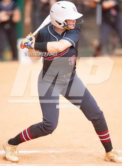 Thumbnail 3 in Hebron Christian Academy vs Wesleyan (GHSA 3A State Tournament)  photogallery.