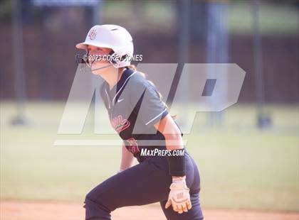 Thumbnail 2 in Hebron Christian Academy vs Wesleyan (GHSA 3A State Tournament)  photogallery.
