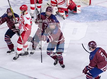 Thumbnail 2 in Belmont vs. Waltham (MIAA Division 1 North Semifinal) photogallery.