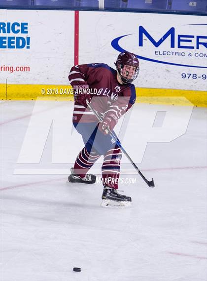 Thumbnail 1 in Belmont vs. Waltham (MIAA Division 1 North Semifinal) photogallery.