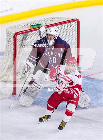 Thumbnail 2 in Belmont vs. Waltham (MIAA Division 1 North Semifinal) photogallery.