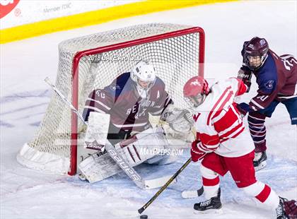 Thumbnail 2 in Belmont vs. Waltham (MIAA Division 1 North Semifinal) photogallery.