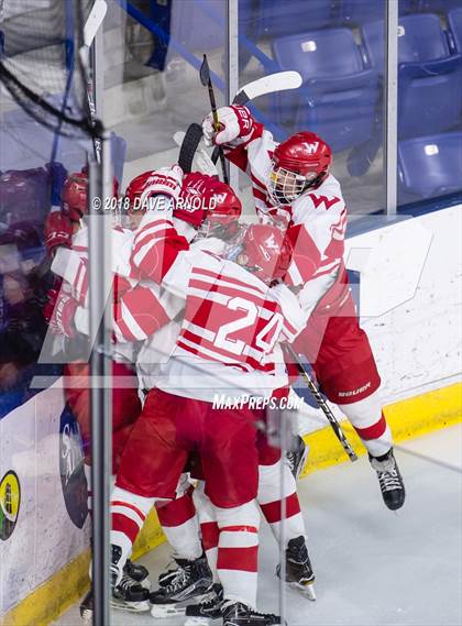 Thumbnail 3 in Belmont vs. Waltham (MIAA Division 1 North Semifinal) photogallery.