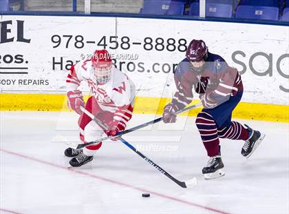 Thumbnail 2 in Belmont vs. Waltham (MIAA Division 1 North Semifinal) photogallery.