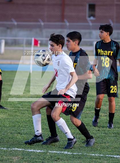 Thumbnail 2 in Progreso vs. Idea Pharr (Uil Region IV 4A D1 Area Finals Soccer)  photogallery.