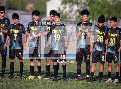 Thumbnail 3 in Progreso vs. Idea Pharr (Uil Region IV 4A D1 Area Finals Soccer)  photogallery.