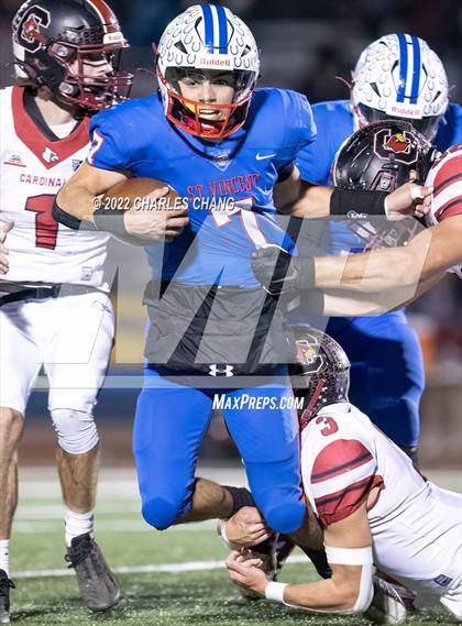 Thumbnail 1 in Clear Lake vs St. Vincent de Paul (CIF NCS D7 Finals) photogallery.