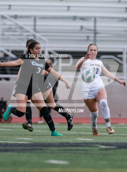 Thumbnail 1 in El Camino Real vs San Pedro (CIF LACS Quarter finals) photogallery.