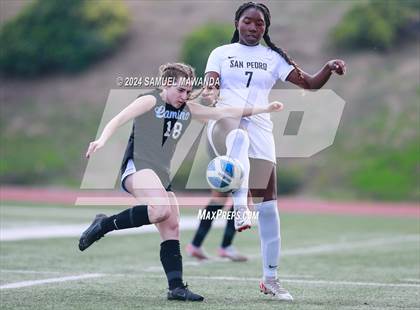 Thumbnail 3 in El Camino Real vs San Pedro (CIF LACS Quarter finals) photogallery.