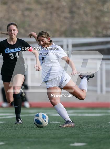 Thumbnail 3 in El Camino Real vs San Pedro (CIF LACS Quarter finals) photogallery.
