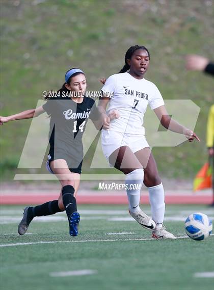 Thumbnail 2 in El Camino Real vs San Pedro (CIF LACS Quarter finals) photogallery.
