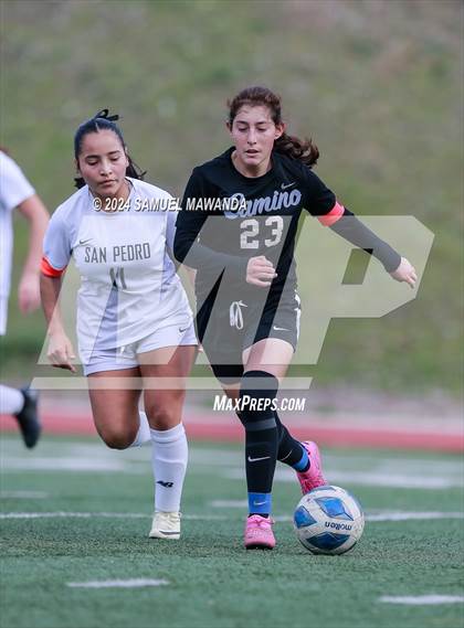 Thumbnail 3 in El Camino Real vs San Pedro (CIF LACS Quarter finals) photogallery.