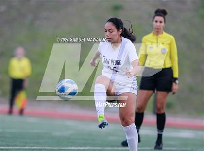 Thumbnail 2 in El Camino Real vs San Pedro (CIF LACS Quarter finals) photogallery.