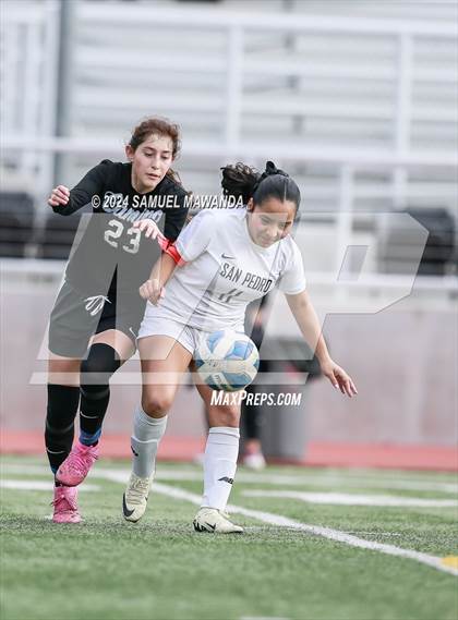 Thumbnail 3 in El Camino Real vs San Pedro (CIF LACS Quarter finals) photogallery.