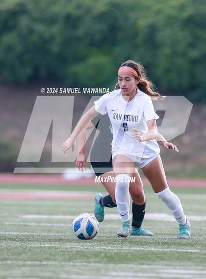 Thumbnail 1 in El Camino Real vs San Pedro (CIF LACS Quarter finals) photogallery.
