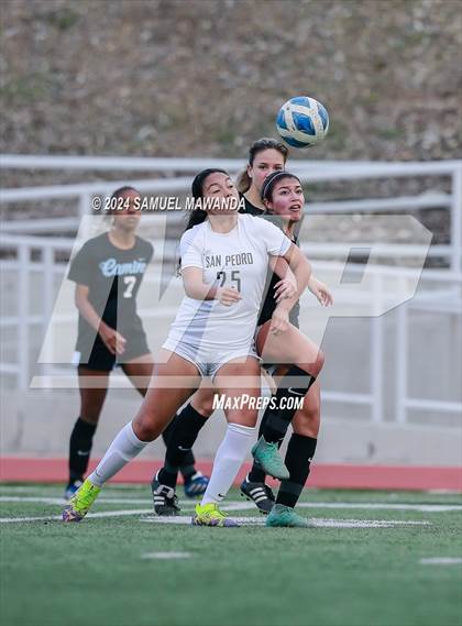 Thumbnail 2 in El Camino Real vs San Pedro (CIF LACS Quarter finals) photogallery.