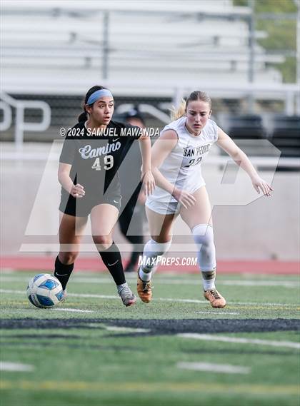 Thumbnail 3 in El Camino Real vs San Pedro (CIF LACS Quarter finals) photogallery.